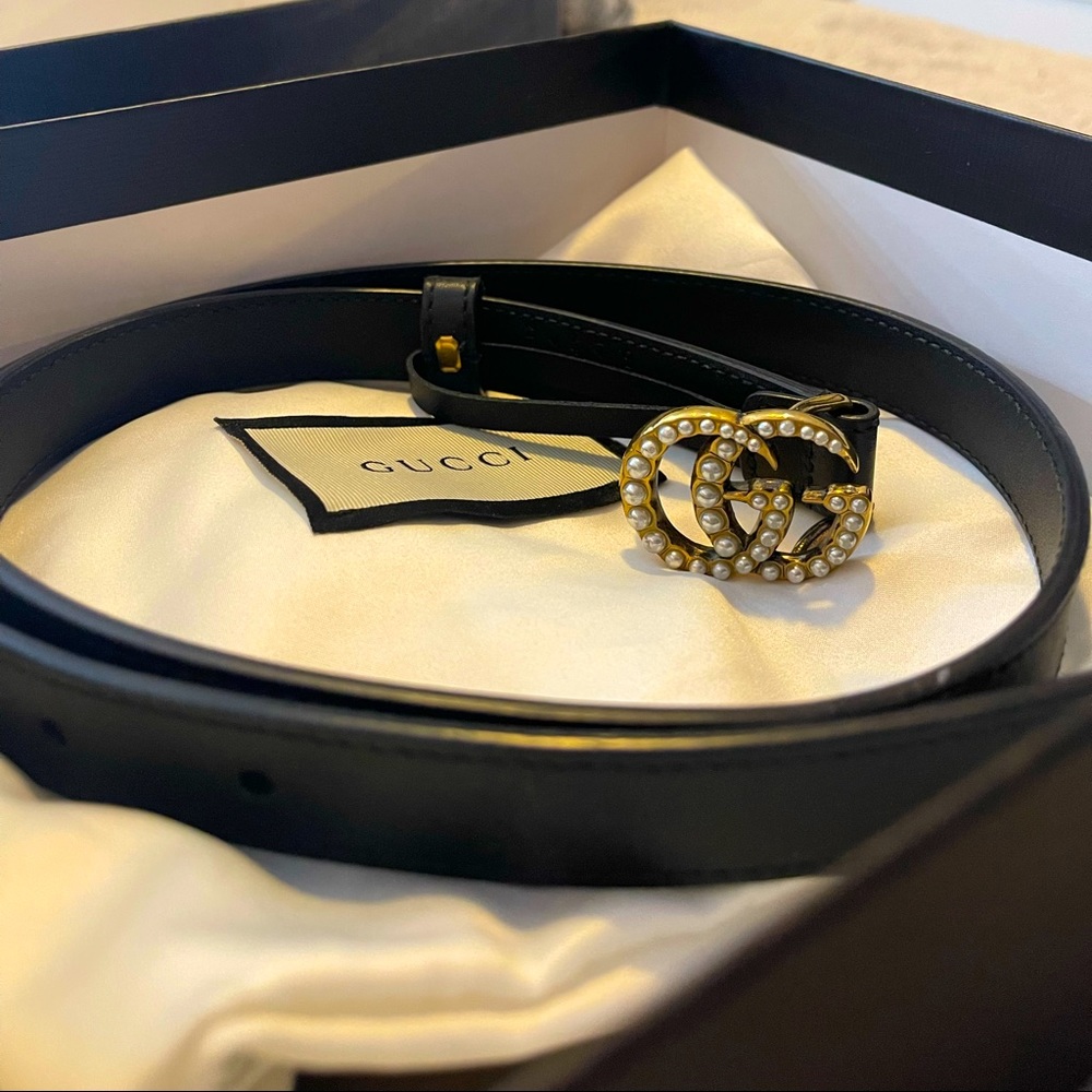 GUCCI PEARL BELT